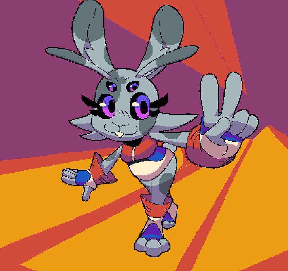 JoshyBoi's Luna posing for a cool shot