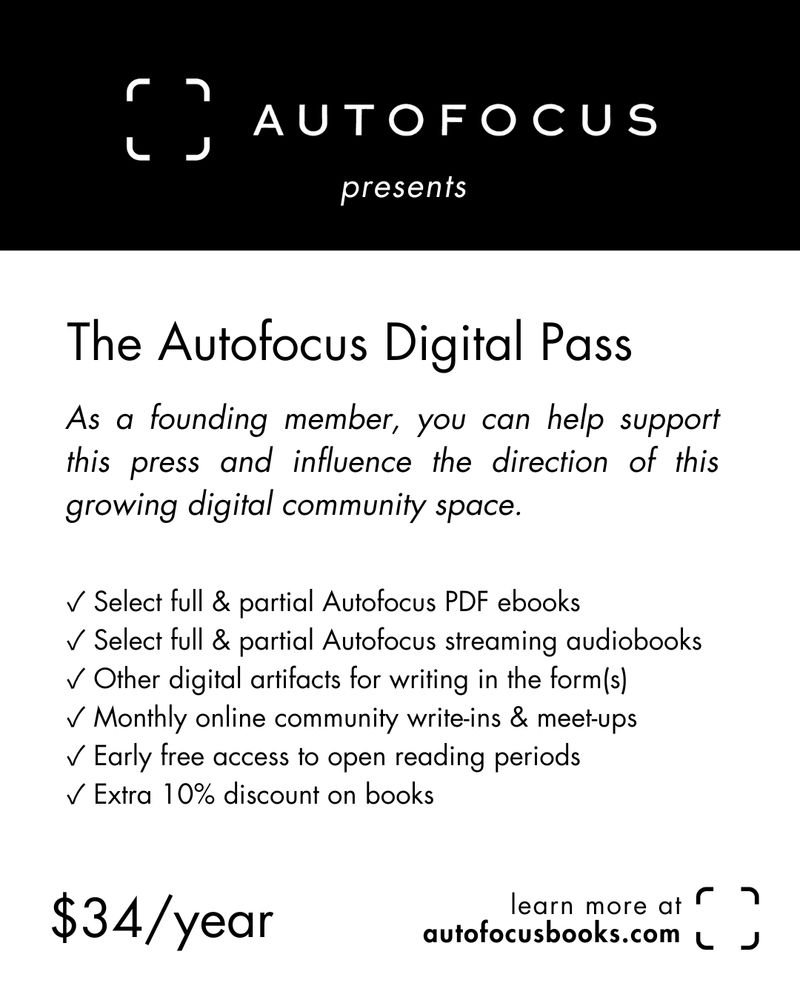 Introducing the Autofocus Digital pass. As a founding member, you receive select full and partial ebooks and audiobooks + online community meetups + discounts. $34/year.