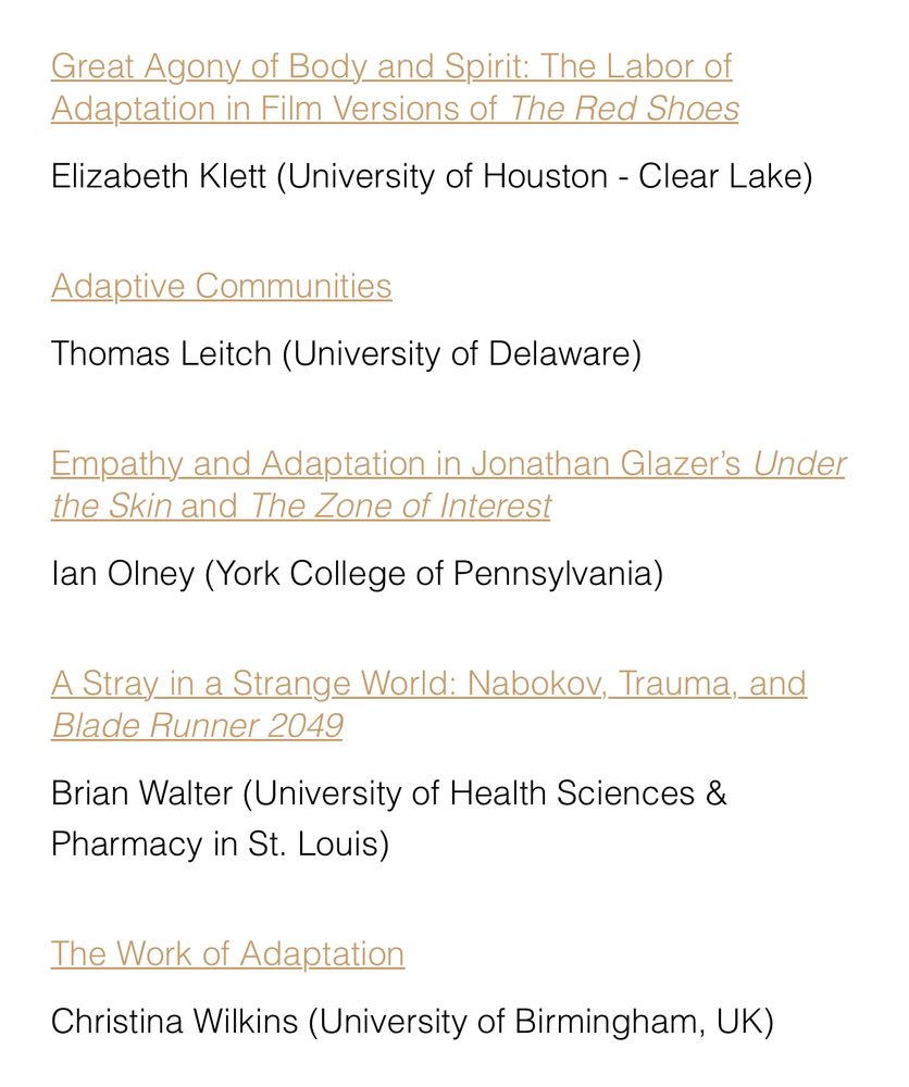 Screenshot of contents page of latest issue of Literature Film Quarterly