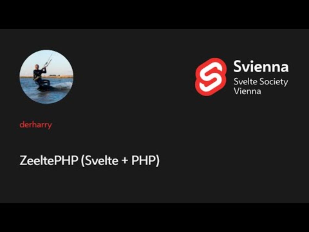 ZeeltePHP (Svelte + PHP), derharry