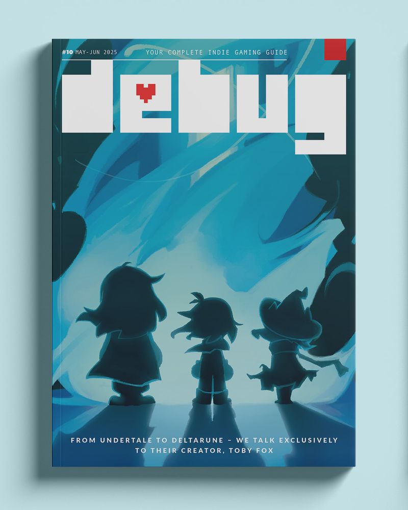 Debug #10 cover featuring artwork from DELTARUNE