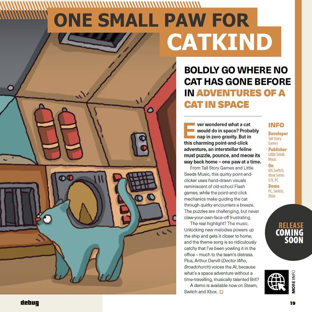 Adventures of a Cat in Space in Debug #9