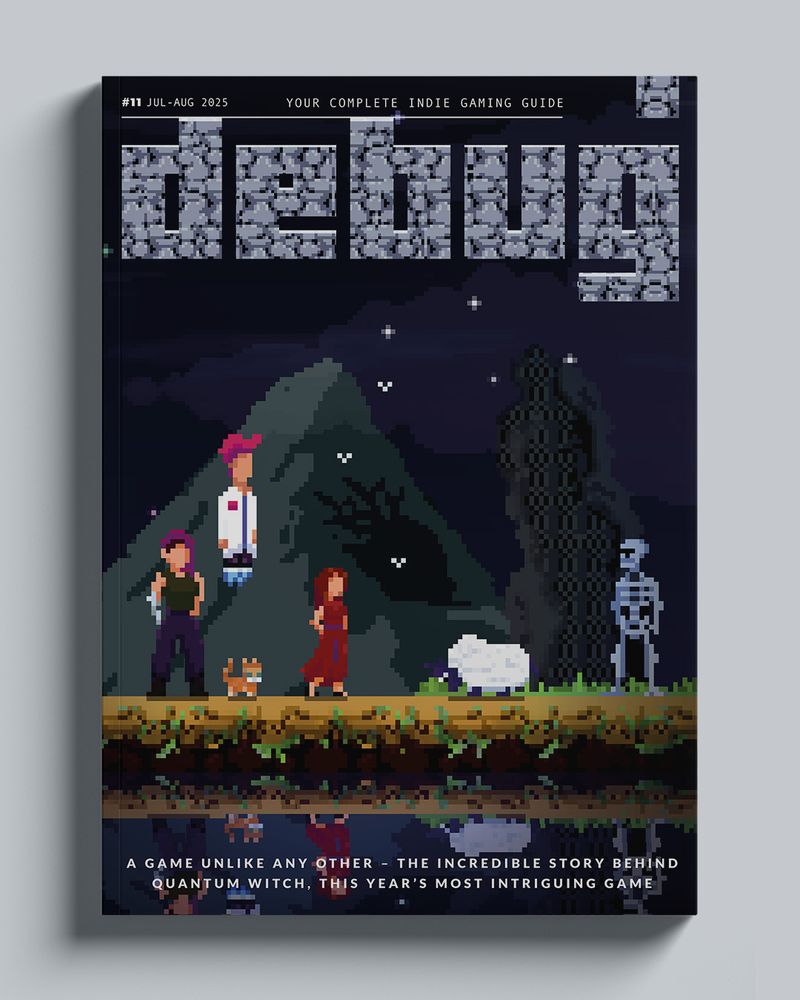 Debug #11 cover, featuring artwork from Quantum Witch