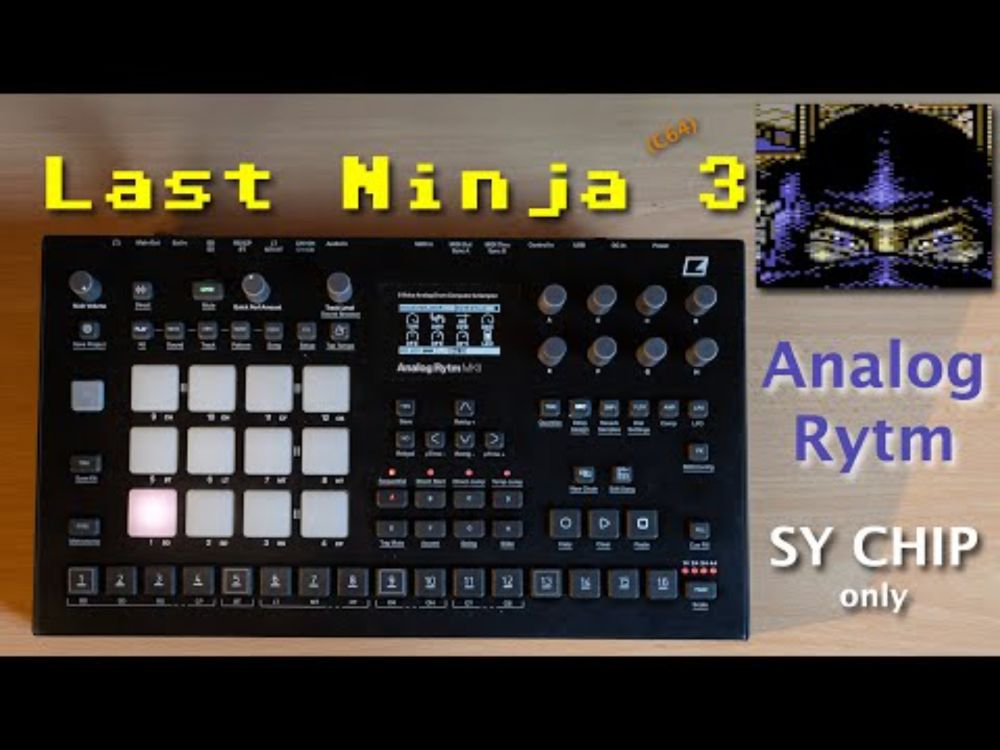 Last Ninja 3 (C64) on Analog Rytm: SY CHIP only