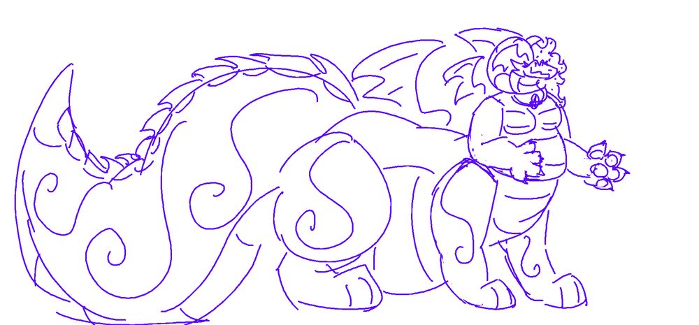 mspaint doodle of a really big tauramat. idk why i said that thing in the caption