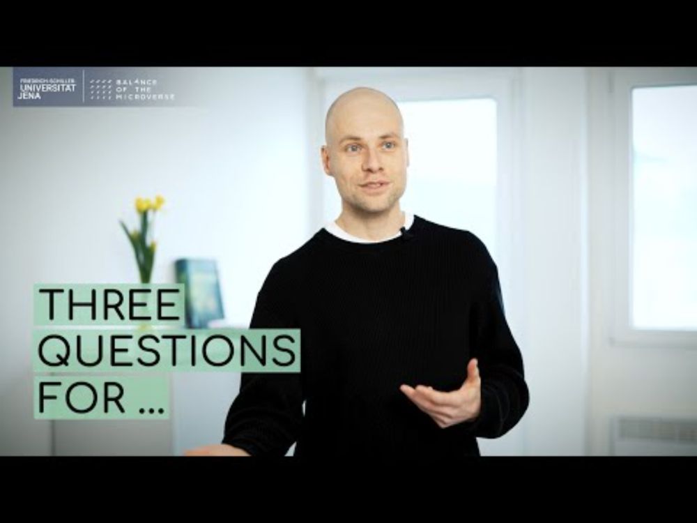 THREE QUESTIONS FOR ... Dr Johannes Zimmermann