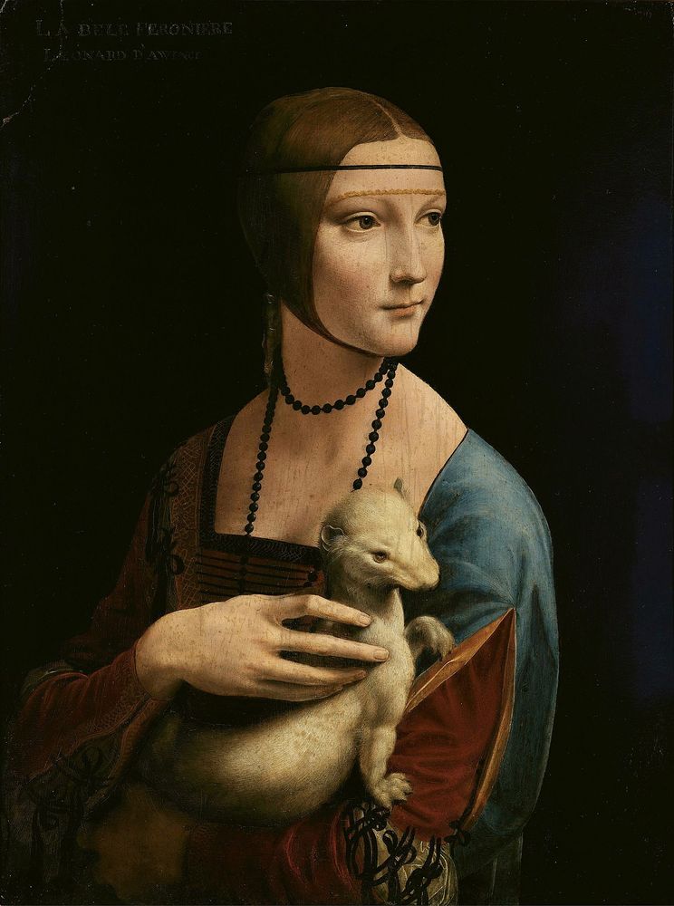 Lady with an Ermine by Leonardo da Vinci 