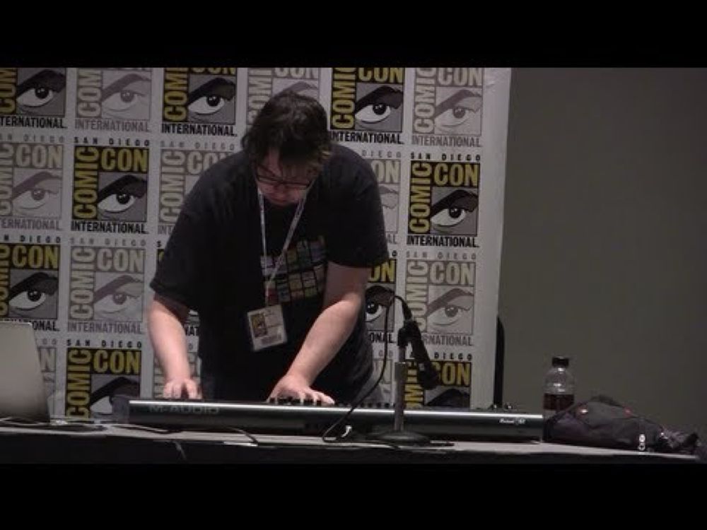 DuckTales: Remastered Moon theme piano version live performance at San Diego Comic-Con 2013