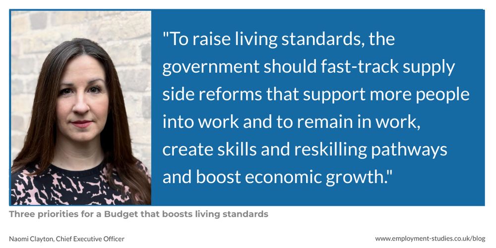 To raise living standards, the government should fast-track supply side reforms that support more people into work and to remain in work, create skills and reskilling pathways and boost economic growth.  