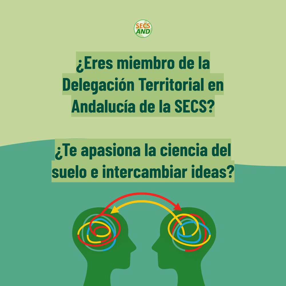¿Eres miembro de la Delegación Territorial en Andalucía de la SECS?
¿Te apasiona la ciencia del suelo e intercambiar ideas?