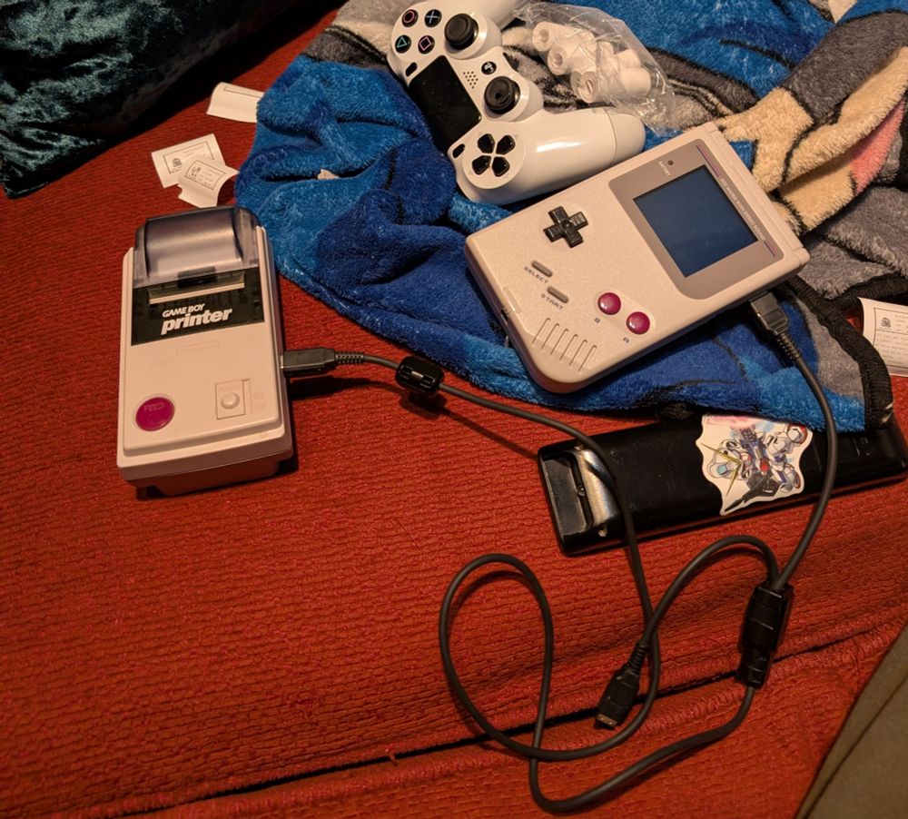 Gameboy printing shit baby!