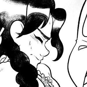 A promo image for the half-full cup update, with a cropped bit of a panel