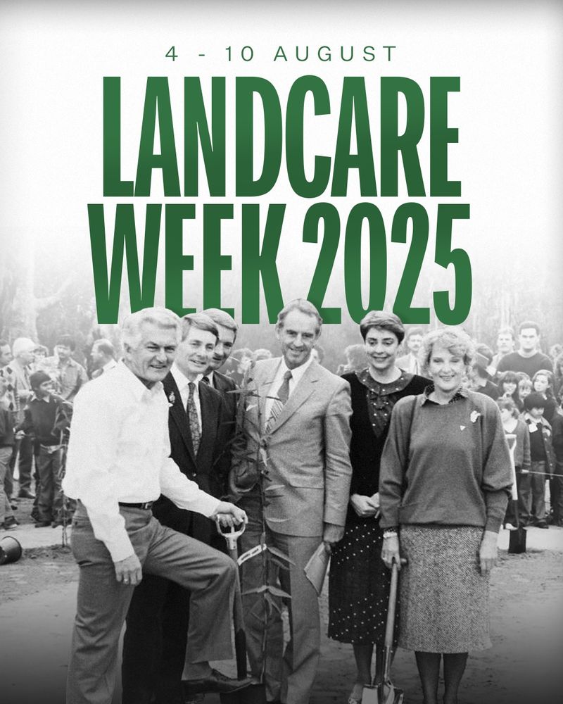 Former Prime Minister Bob Hawke established Landcare in 1989 and championed it for the rest of his life. It's now one of the largest volunteer movements in Australia.