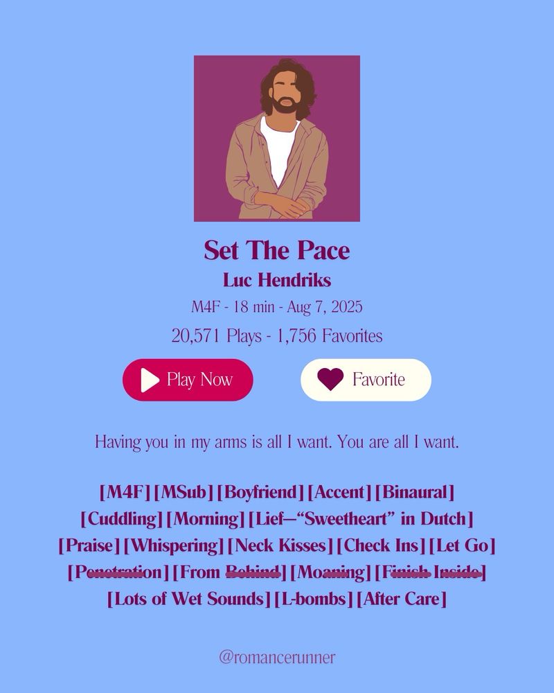 Set the pace audio
