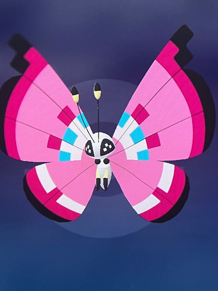 Shiny vivillon in Pokémon legends z-a