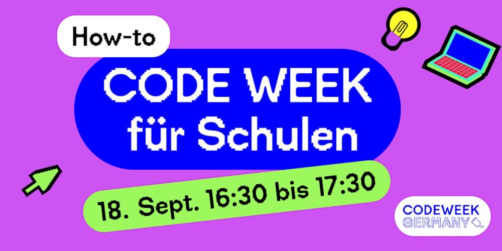 How-to Code Week für Schulen