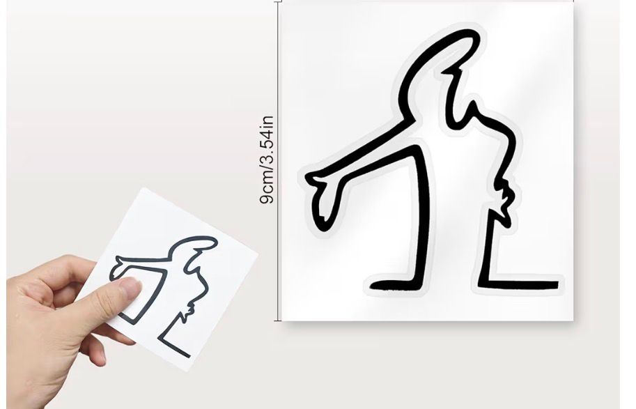 Wandsticker La Linea