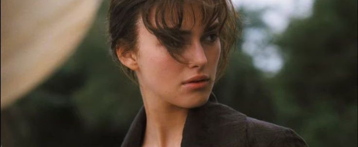 Elizabeth looking at Mr Darcy (pride and prejudice 2005) 