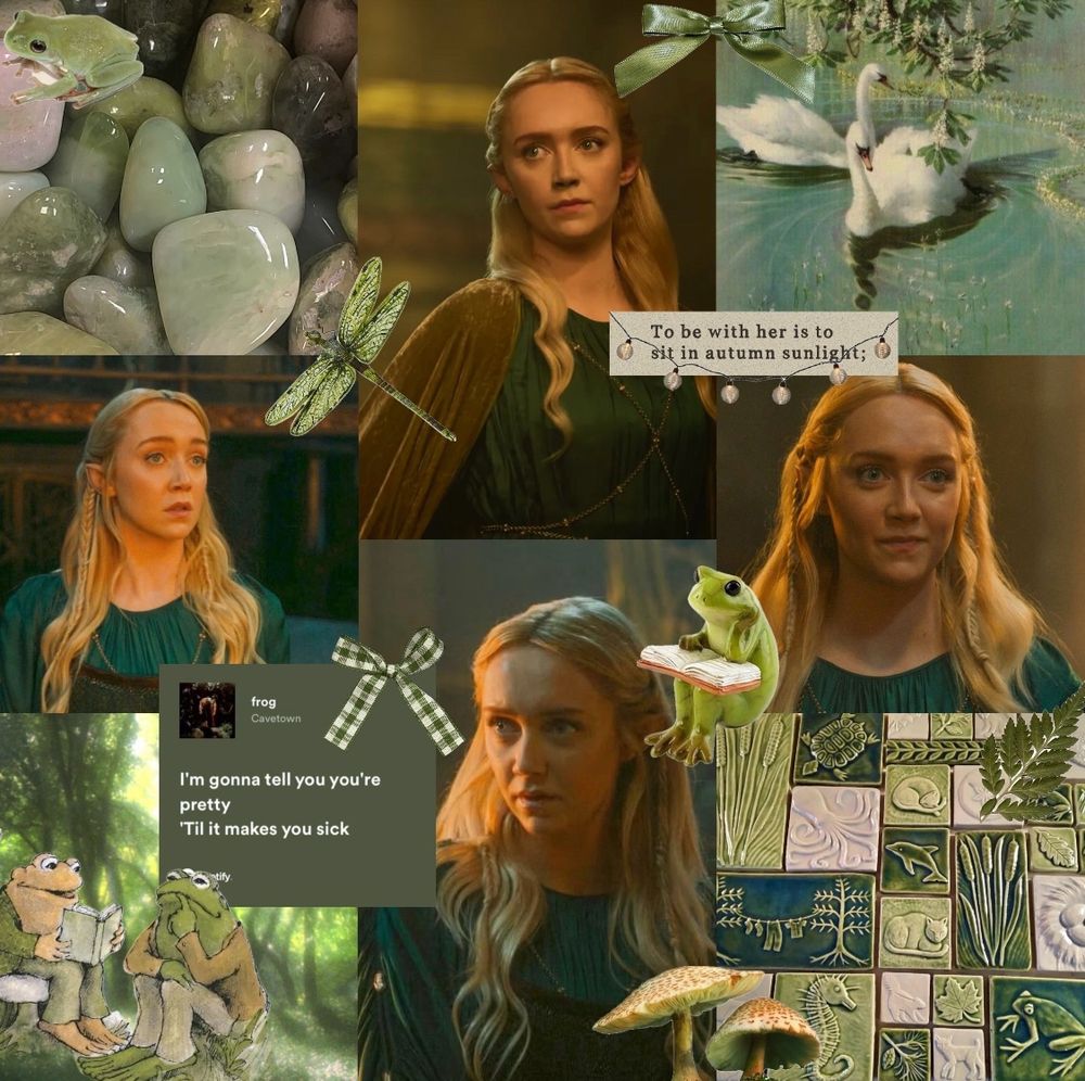 Mirdania (rings of power) mood board