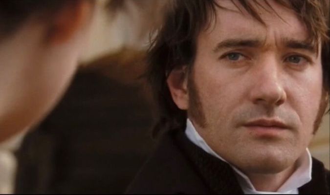 Mr Darcy looking at Elizabeth (pride and prejudice 2005)