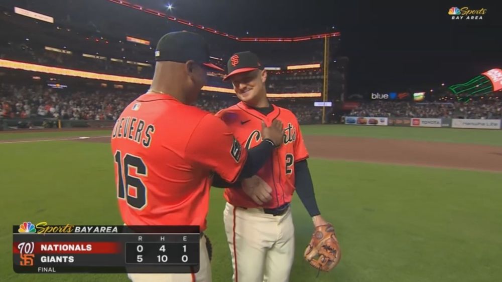 Giants 5, Nationals 0