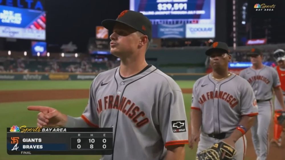 Giants 9, Braves 0