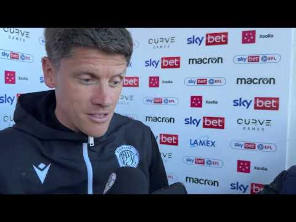 Alex Revell's reaction | Stevenage 3-1 Crawley Town