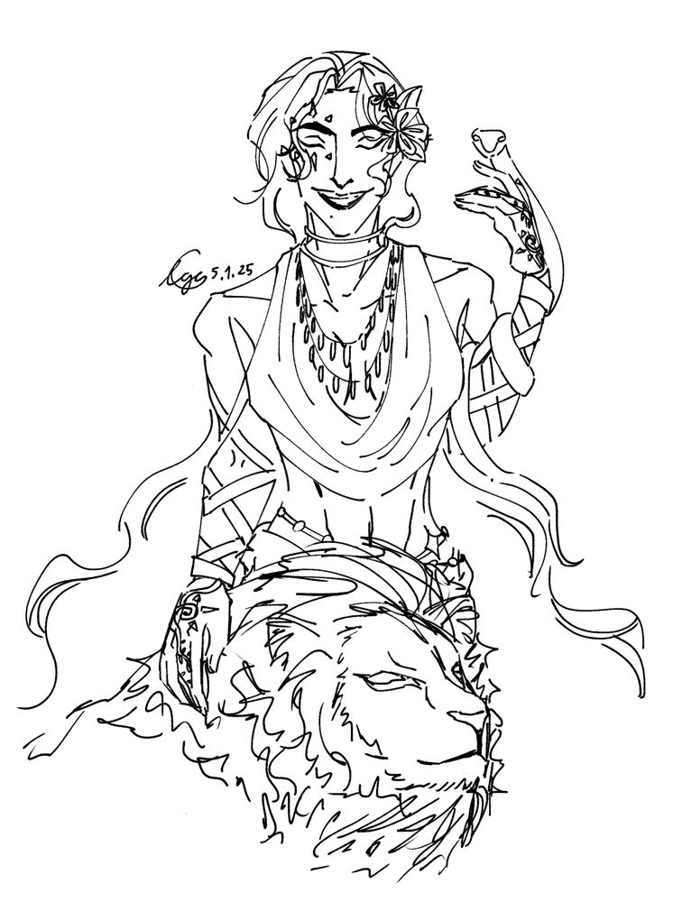 Note: I know she doesn't have a snake I just feel like giving her one