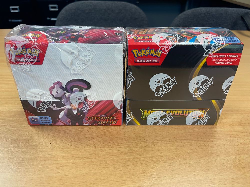 pokemon tcg mega evolutions and destine rivals booster boxes 
