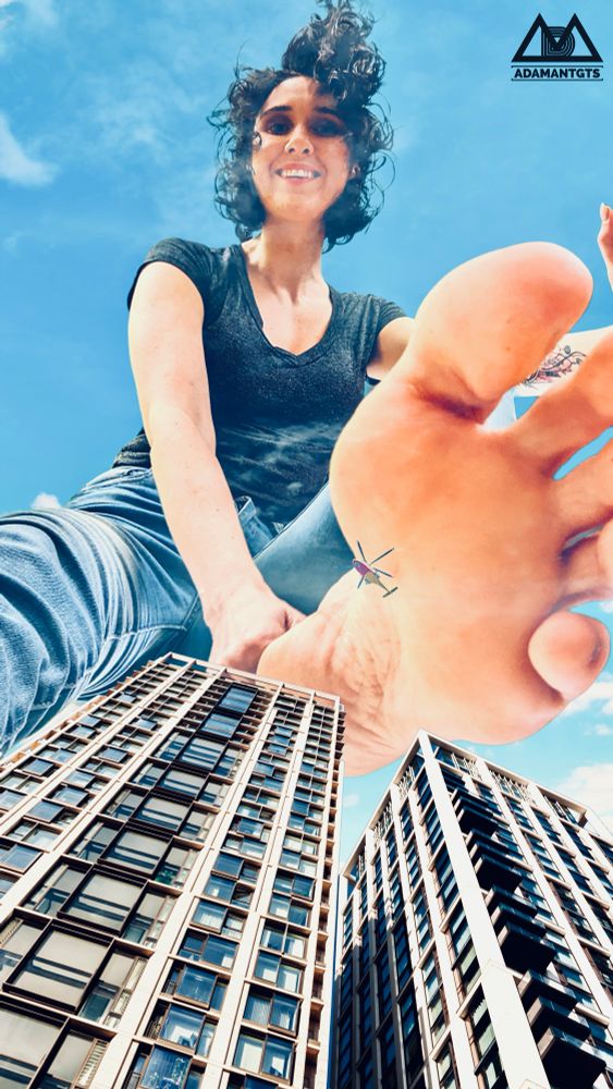 The towering beauty Madame Stephanie Mason looms large over a city ready to reduce it down to rubble under her feet if they don’t worship her properly.