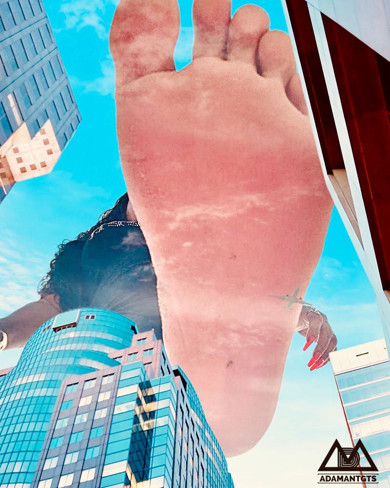 Goddess Channel loom massive beyond the clouds, her foot about to descend over your city grind it down to dust.
