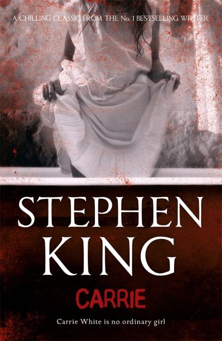 Book cover for Carrie by Stephen King