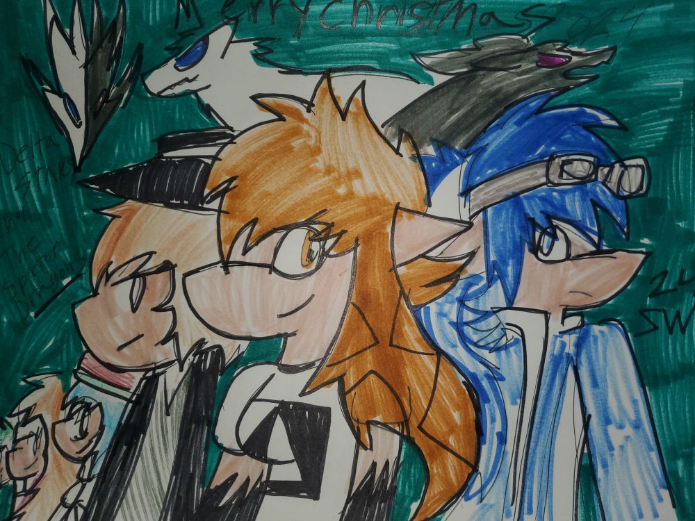 This drawing is Splatoon Kamen rider And Friday night Funkin 

 This yuki Nate boyfriend girlfriend Shotaro Hidari and Philip  The saying about Merry Xmas on Merry Christmas to make a holiday magic and Happy New Year to say the Merry Christmas the wonderful Christmas Eve and now the winter wonderland come from the magic of Christmas  And everyone to chill of the magic of Christmas magical.