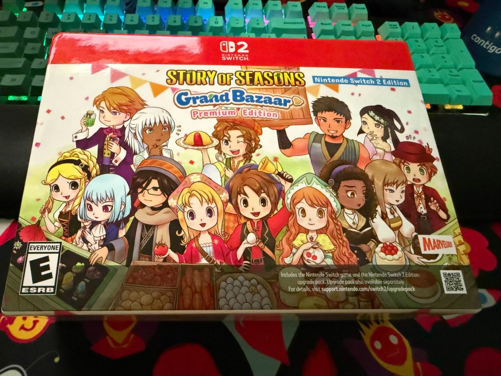 My Switch 2 copy of Story of Seasons: Grand Bazaar