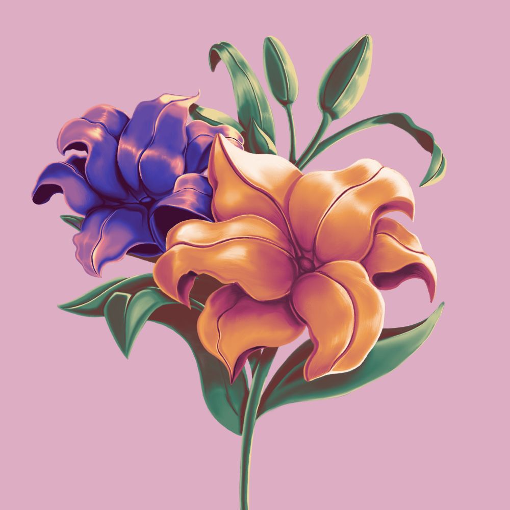 I drew this as a valentines gift for my mom :3