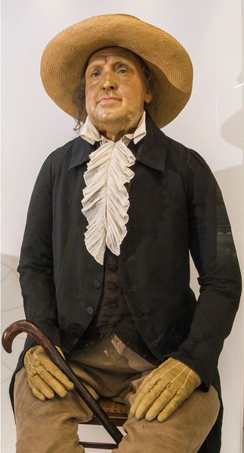 Jeremy Bentham's preserved corpse—a stipulation of his will