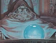 wizard pondering his orb