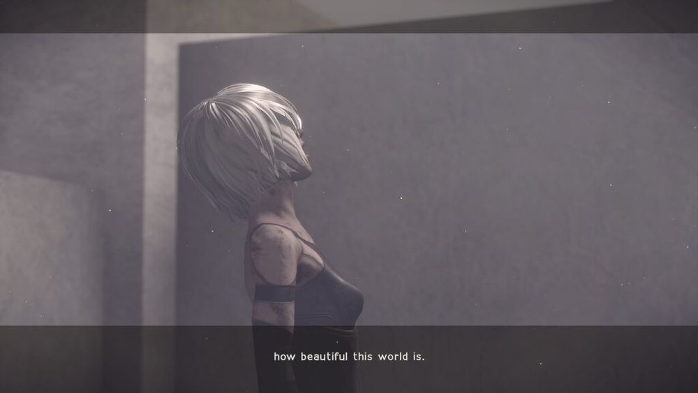 A2 : "I never quite realized how beautiful this world is."