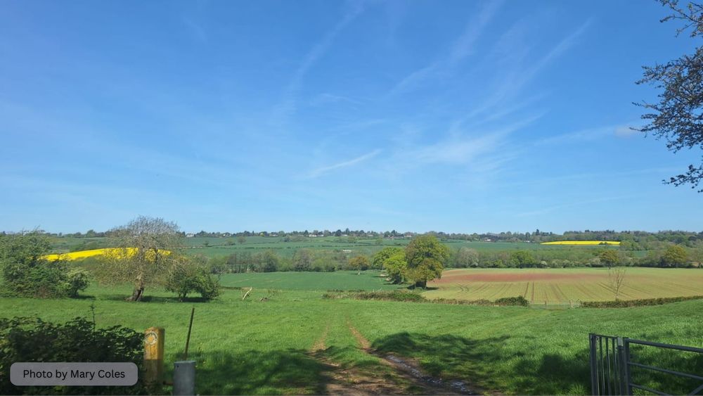 A photo of the countryside near Claverdon