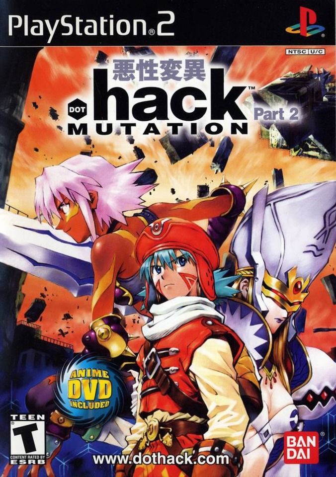 The cover of the PS2 game, .hack//MUTATION.