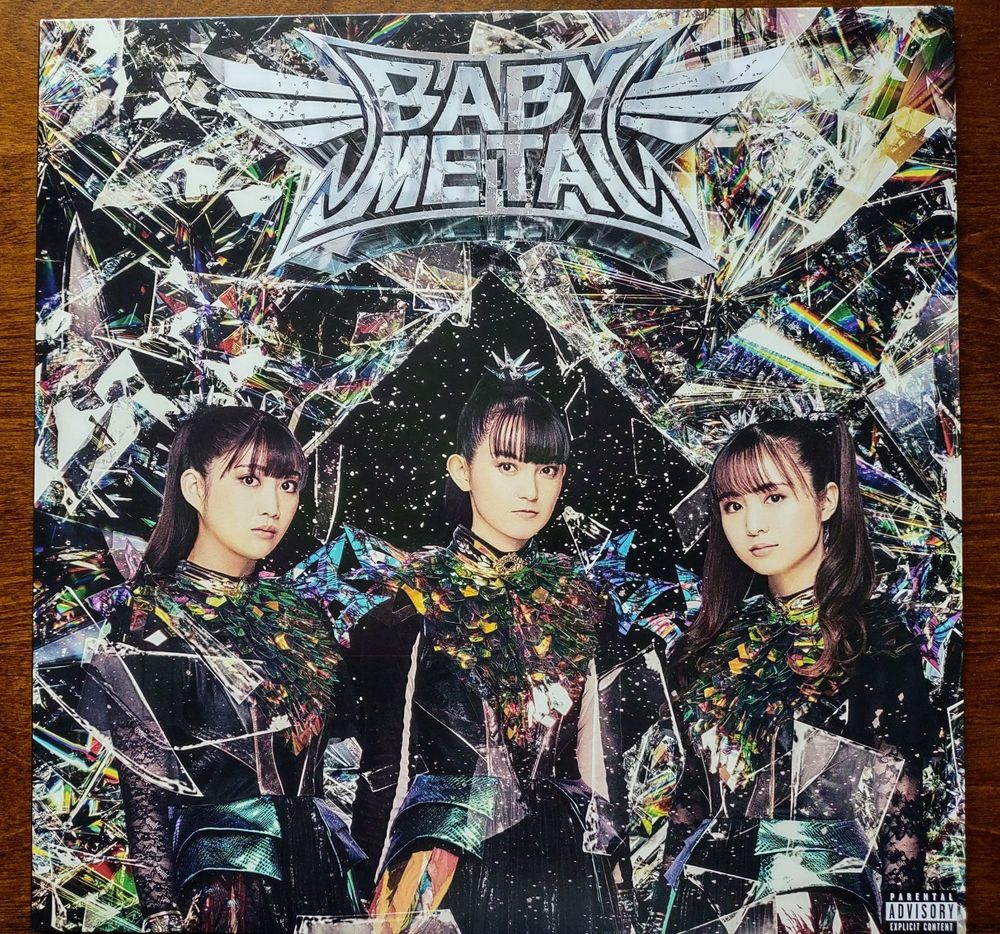 Limited edition front cover of Babymetal's new album, 