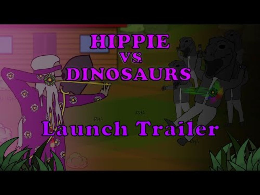 Hippie VS Dinosaurs Launch Trailer