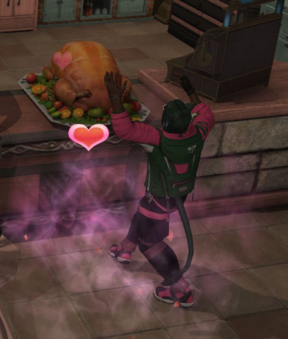 Jude Paw caught in the turkey trap I carefully laid for him at the Arya AP