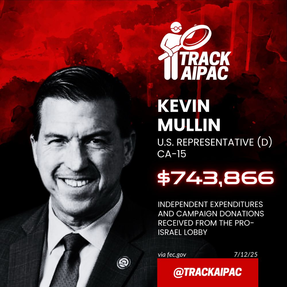 Rep. Kevin Mullin has received more than $740,000 from the pro-Israel lobby. 