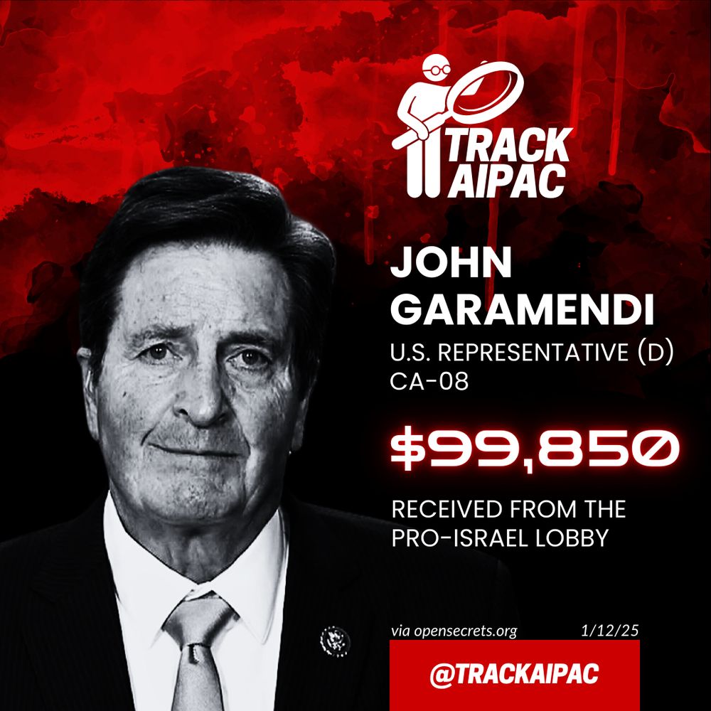 Rep. John Garamendi has received nearly $100,000 from the pro-Israel lobby.