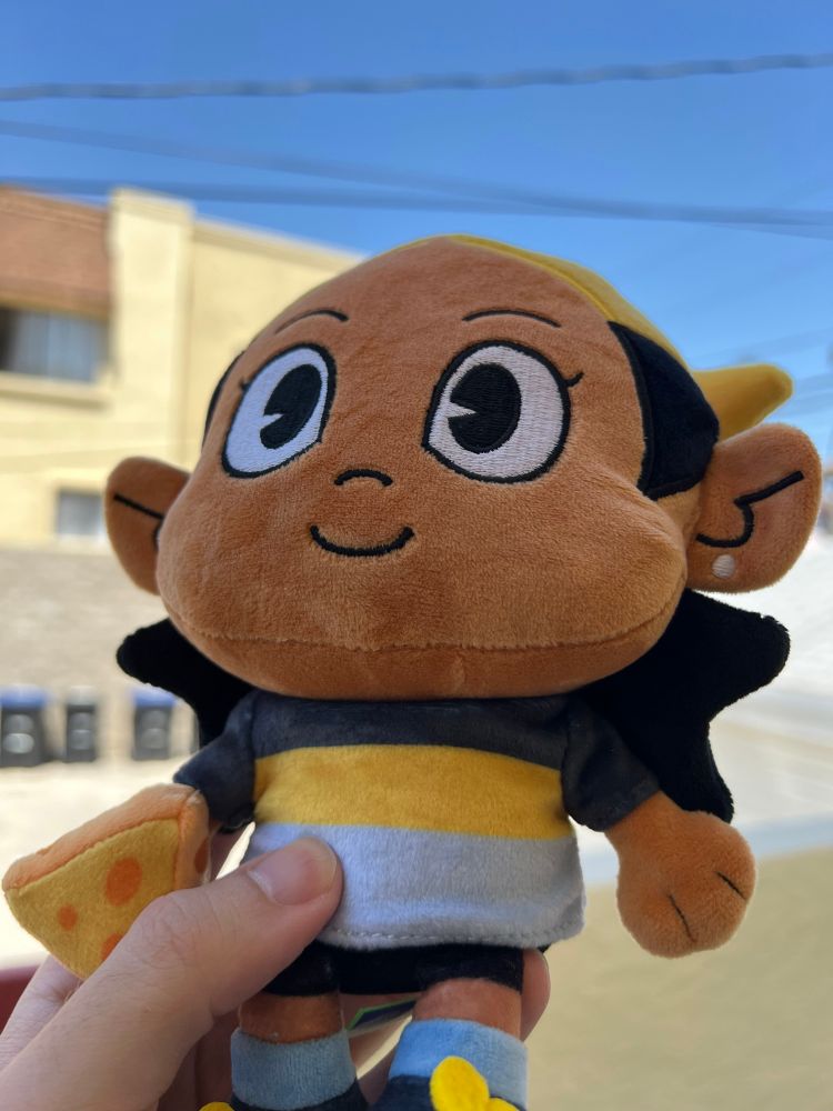 plushie of aika from i dont want to be a magical girl