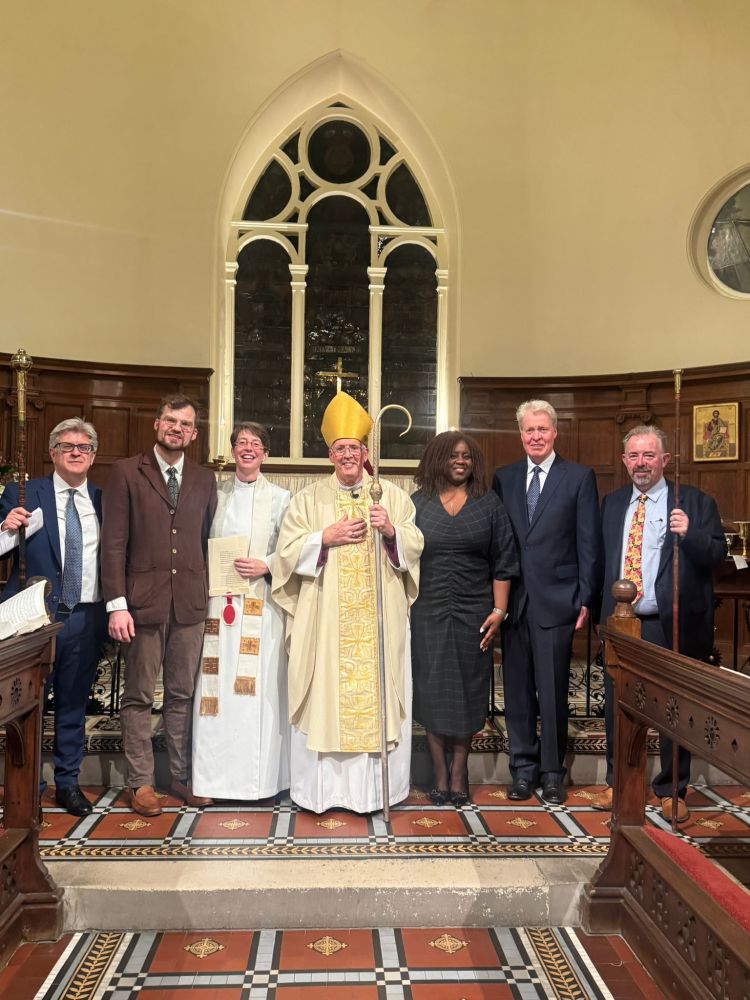 The institution and induction of the Reverend Erin Clark, with The Bishop of Southwark and Marsha de Cordova MP. 