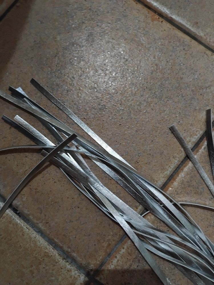 Faux leather silver tassels 