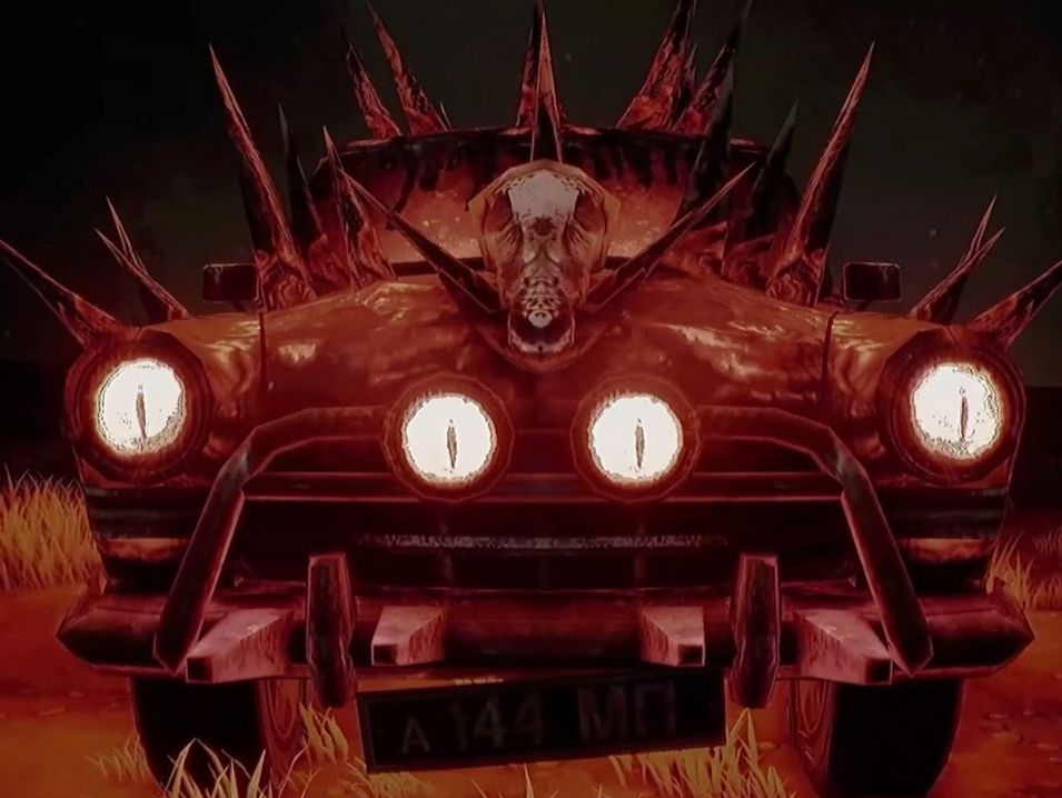 "The Rustbucket" GAZ-21 Volga (presumably) from the Callback and ln404's 2024 videogame "KLETKA"