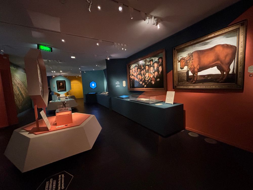 Exhibition room at the Amsterdam City Archives 